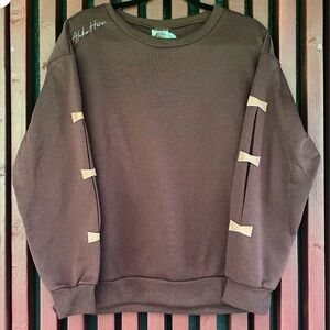 NWT - ALOHA Brown Crewneck Pewa Sweatshirt 🌺Only Aloha Here Sweater
